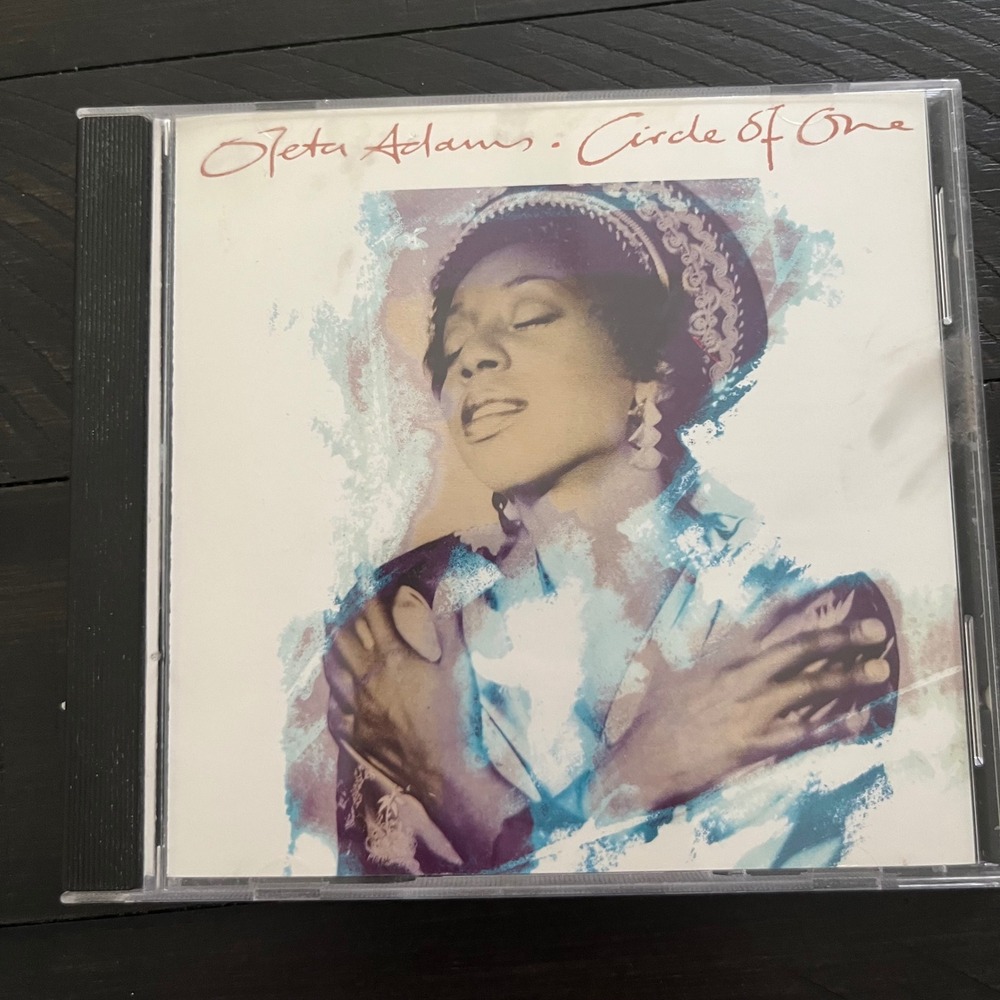 Oleta Adams Circle of One CD 1990 Fontana 846 346-2 Get Here Soul Jazz R&B